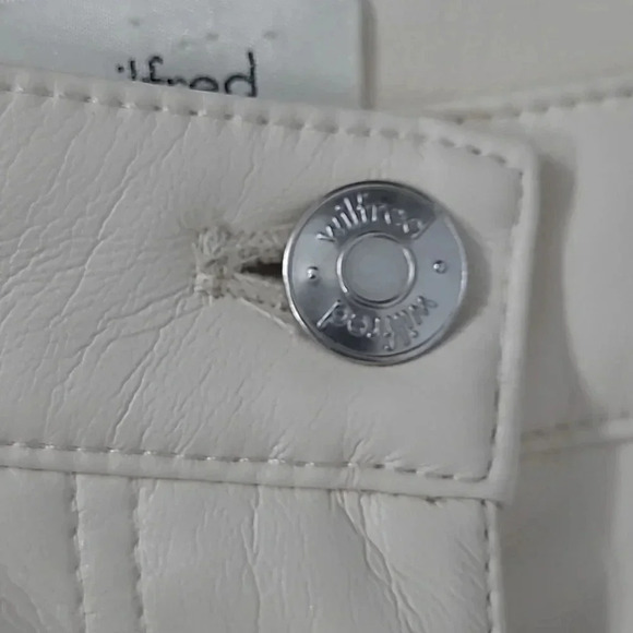 Aritzia Wilfred The Melina Birch High Rise Faux Leather Cropped Pant - Picture 12 of 16